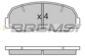 Bremsi BP2297 - PASTTILLA DE  FRENO | BRAKE PADS