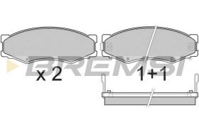 Bremsi BP2301 - PASTILLA DE FRENO | BRAKE PADS