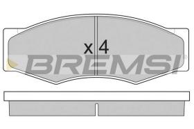 Bremsi BP2302 - PASTIGLIE FRENO | BRAKE PADS