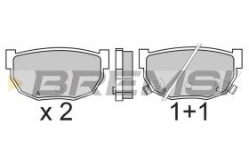 Bremsi BP2303 - PASTTILLA DE  FRENO | BRAKE PADS