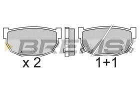 Bremsi BP2303 - PASTIGLIE FRENO | BRAKE PADS