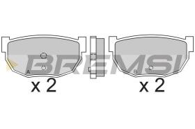Bremsi BP2304 - PASTTILLA DE  FRENO | BRAKE PADS