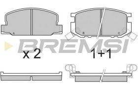Bremsi BP2308 - PASTILLA DE FRENO | BRAKE PADS