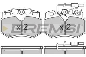Bremsi BP2311 - PASTTILLA DE  FRENO | BRAKE PADS