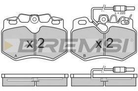 Bremsi BP2311 - PASTIGLIE FRENO | BRAKE PADS