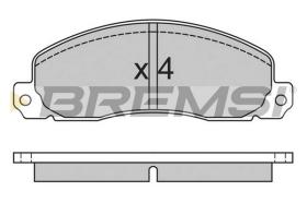 Bremsi BP2312 - PASTTILLA DE  FRENO | BRAKE PADS