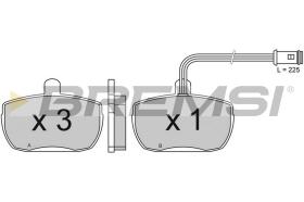 Bremsi BP2315 - PASTTILLA DE  FRENO | BRAKE PADS