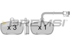 Bremsi BP2315 - PASTIGLIE FRENO | BRAKE PADS