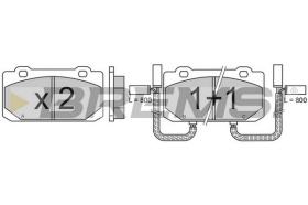 Bremsi BP2319 - PASTTILLA DE  FRENO | BRAKE PADS