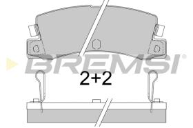 Bremsi BP2323 - PASTTILLA DE  FRENO | BRAKE PADS