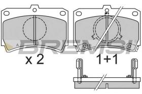 Bremsi BP2327 - PASTTILLA DE  FRENO | BRAKE PADS