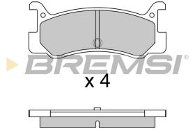 Bremsi BP2328 - PASTILLA DE FRENO | BRAKE PADS