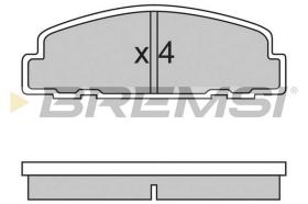Bremsi BP2329 - PASTTILLA DE  FRENO | BRAKE PADS