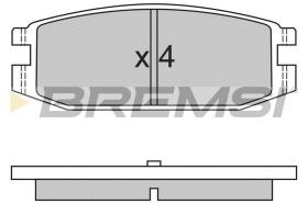 Bremsi BP2331 - PASTTILLA DE  FRENO | BRAKE PADS