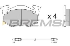 Bremsi BP2334 - PASTTILLA DE  FRENO | BRAKE PADS
