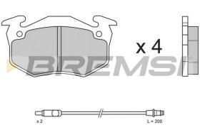 Bremsi BP2334 - PASTIGLIE FRENO | BRAKE PADS