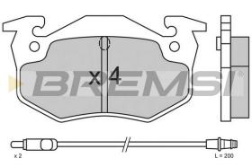 Bremsi BP2338 - PASTILLA DE FRENO | BRAKE PADS