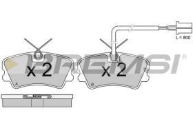 Bremsi BP2342 - PASTILLA DE FRENO | BRAKE PADS