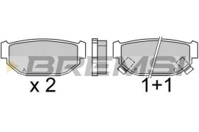 Bremsi BP2346 - PASTTILLA DE  FRENO | BRAKE PADS