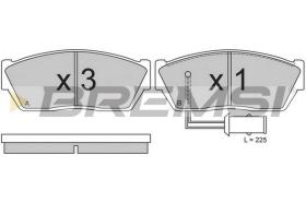 Bremsi BP2355 - PASTILLA DE FRENO | BRAKE PADS