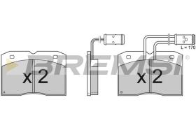 Bremsi BP2363 - PASTTILLA DE  FRENO | BRAKE PADS