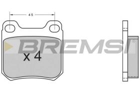 Bremsi BP2368 - PASTTILLA DE  FRENO | BRAKE PADS
