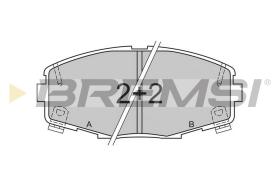 Bremsi BP2378 - PASTTILLA DE  FRENO | BRAKE PADS