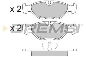 Bremsi BP2380 - PASTTILLA DE  FRENO | BRAKE PADS