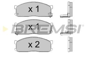Bremsi BP2390 - PASTILLA DE FRENO | BRAKE PADS
