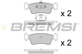 Bremsi BP2398 - PASTILLA DE FRENO | BRAKE PADS