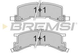 Bremsi BP2404 - PASTILLA DE FRENO | BRAKE PADS