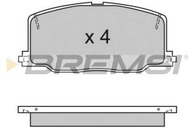 Bremsi BP2411 - PASTIGLIE FRENO | BRAKE PADS