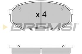 Bremsi BP2421 - PASTTILLA DE  FRENO | BRAKE PADS