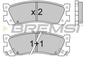 Bremsi BP2422 - PASTIGLIE FRENO | BRAKE PADS