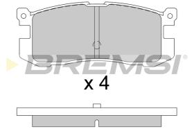 Bremsi BP2424 - PASTIGLIE FRENO | BRAKE PADS