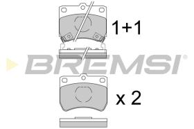 Bremsi BP2429 - PASTILLA DE FRENO | BRAKE PADS