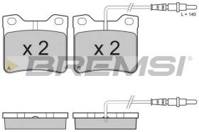 Bremsi BP2431 - PASTTILLA DE  FRENO | BRAKE PADS