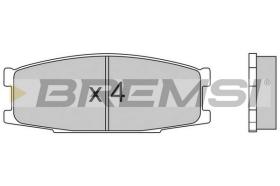 Bremsi BP2434 - PASTTILLA DE  FRENO | BRAKE PADS