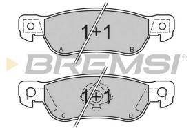 Bremsi BP2436 - PASTILLA DE FRENO | BRAKE PADS