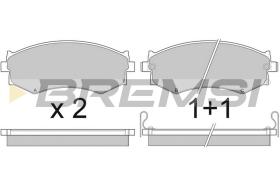Bremsi BP2439 - PASTTILLA DE  FRENO | BRAKE PADS