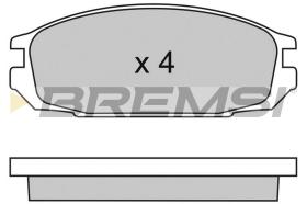 Bremsi BP2445 - PASTTILLA DE  FRENO | BRAKE PADS