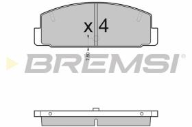 Bremsi BP2448 - PASTIGLIE FRENO | BRAKE PADS