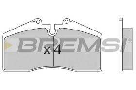 Bremsi BP2449 - PASTTILLA DE  FRENO | BRAKE PADS