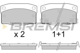 Bremsi BP2450 - PASTTILLA DE  FRENO | BRAKE PADS