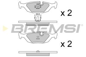 Bremsi BP2456 - PASTILLA DE FRENO | BRAKE PADS