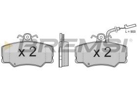 Bremsi BP2458 - BRAKE PADS