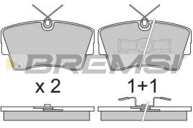 Bremsi BP2472 - BRAKE PADS