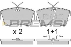 Bremsi BP2472 - BRAKE PADS