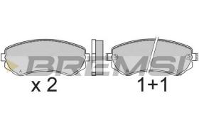 Bremsi BP2473 - PASTTILLA DE  FRENO | BRAKE PADS
