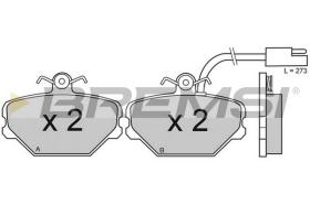 Bremsi BP2475 - PASTTILLA DE  FRENO | BRAKE PADS